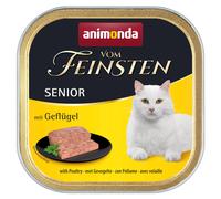 animonda Vom Feinsten Senior, alimento umido per gatti più anziani a Con pollame