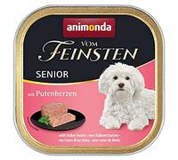 animonda Vom Feinsten Senior cibo per cani, alimento umido per cani più anziani a partire da 7 anni, con cuori di tacchino, 22 x 150 g