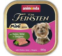 animonda Vom Feinsten Senior Mini con pollo + selvaggina e origano 32 x 100 g