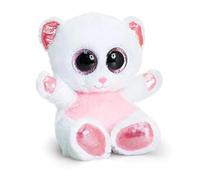 Animotsu - Peluche a Forma di Orsetto, soffice Compagno con Grandi Occhi Glitterati, ca. 15 cm