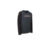 Animoz wild maglia a maniche lunghe grigio scuro