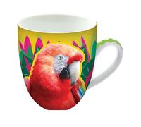 Animug - Pappagallo di Deluxebase. Tazza grande in Ceramica da 450 ml. Le tazze pappagallo sono un'ottima aggiunta alle tue tazze e tazzine o come regalo da cucina a tema pappagallo