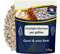 Ani'Nat Conchiglie Macinate per galline ovaiole e piccioni. Più varietà d 3.5 kg