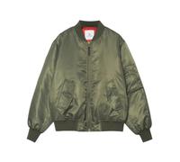 Anine Bing - Bomber Verde in Raso - - Jackets - Donna - Verde - S