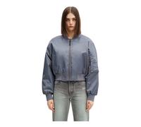 Anine Bing - Cropped Leon Bomber - - Jackets - Donna - Grigio - S