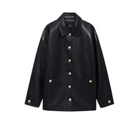 Anine Bing - Giacca in Pelle Nera con Bottone - - Jackets - Donna - Nero - S