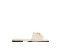 Anine Bing - Infradito in pelle con logo - - Shoes - Donna - Beige - 37 EU
