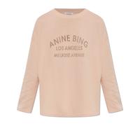 Anine Bing - Ivan Long Sleeve Melrose Stencil - - Tops - Donna - Rosa - L