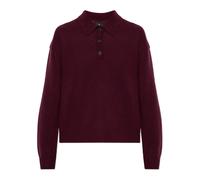 Anine Bing - Lee Polo Sweater - - Knitwear - Donna - Rosso - XS