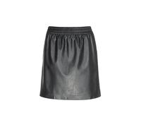 ANINE BING Mini gonna effetto pelle nero | L