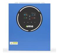 Aninerel Inverter ibrido da 4,2 kW 24 Vdc a 230 Vac, modulo WiFi integrato, 2 prese, PV 60 - 500 Vdc, Off Grid Pure Sinus Onda Solar Inverter 100 A MPPT Per batterie al litio e al piombo