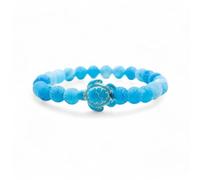 aninu Bracciale con perle con tartaruga u Live Tracking + app - Ocean Amicizia Bracciale per donna e uomo, tartarughe Friendship Bracelet come regalo per donne e uomini, Eine Grösse, Pietra, Nessuna