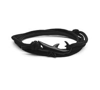 aninu Bracciale con squalo e GPS Live Tracking + App - Gioielli per uomo e donna, braccialetti dell'amicizia e partner come regalo per ragazze e ragazzi, bracciale avvolgente per donne e uomini, Eine
