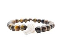 aninu Braccialetto con perle con delfino e GPS Live Tracking con app - Ocean Amicizia Bracciale per uomo e donna, Delfini Friendship Bracelet come regalo per donne e uomini, portafortuna, Mittelgroße