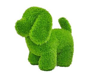 AniPlants Kögler 53248 Statuetta decorativa in erba artificiale, dimensioni circa 36 x 20 x 33 cm, resistente alle intemperie e indeformabile, con ancoraggi per il fissaggio, ideale come decorazione