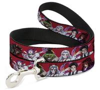 Aniplex of America Pet Leash, Dog Leash, Demon Slayer Eight Demons Poses Red, 6
