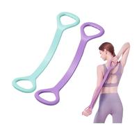 ANIS·KEAAR 2 fasce di resistenza a forma di 8, corda elastica per fitness, per esercizi di braccia, schiena, spalle e tutto il corpo, per piedi, gambe, mani, per yoga, pilates, fisioterapia ed
