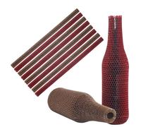 ANIS·KEAAR 8 sacchetti da viaggio per bottiglie di vino e bottiglie, in carta a nido d'ape, riutilizzabili, resistenti agli urti, per viaggi in aereo, trasporto e auto