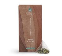 Anise & Thyme | Tisana Digestiva | Dopo Pasto | Gusto Dolce | Anice Timo Liquirizia Bacche di Goji | 15 Filtri Piramidali | Dhy?na® - Natural Leaf Tea