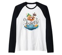 Anisette Cocktail Saluti all'anisette Bere Cocktail Amante Maglia con Maniche Raglan