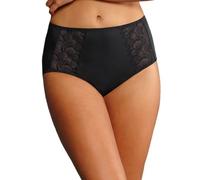 Anita 1323-001 Women's Comfort Lucia Black Embroidered Full Panty Highwaist Brief 48 (Brand Size 38)