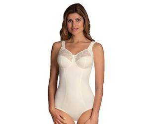 Anita 3523-612 Lucia Body Confortevole Donna Senza Ferretto Bianco Ricamato 9E