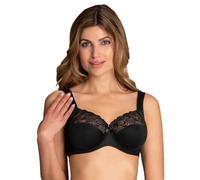 Anita 5822 Lucia Reggiseno Confortevole Donna con Ferretto Ricamo Floreale Nero 5D
