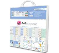 Anita and His World First Communion - Kit per scrapbooking per bambini, 30,5 x 30,5 cm, 8 pezzi, colore: blu