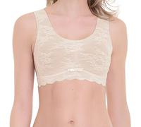 Anita Bralette Essential Lace con coppe imbottite Cristallo M