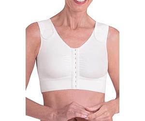 Anita Care 1164-006 Women's White Mastectomy Post Operative Bra 38D