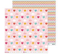 Anita e Il Mondo Collezione Puro Amore Carta da Scrapbooking, Paper, Palloncini, 30,5 x 30,5 cm