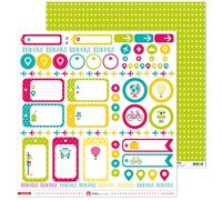 Anita e il suo mondo collezione avventura carte per scrapbooking, Paper, etichette, 30,5 x 30,5 cm