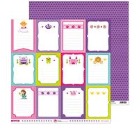 Anita e il suo mondo - Collezione di carte per scrapbooking, carta, biglietti, 30,5 x 30,5 cm