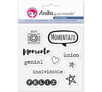 Anita e il suo mondo Momentos Timbri, Multicolore, 16,7x12 cm, 10