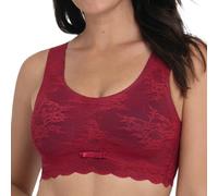 Anita Essential Lace Bralette - Reggiseno da donna con chiusura a clip e coppe estraibili - Elegante reggiseno senza ferretto confortevole - Morbido reggiseno vellutato con pizzo e nastro di seta in