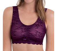 Anita Essentials Lace Lightly Padded Bralette (5400),XL,Purple