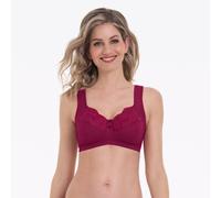 Anita - Orely Donna Reggiseno sollievo senza ferretto Taglie grandi, rosso ciliegia, 100G