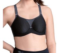 Anita Reggiseno sportivo con ferretto Performance wireX 5599, nero/antracite, 4D