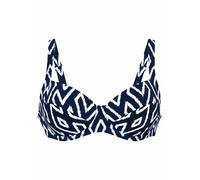 ANITA Top bikini da donna Tribal Monotones blu | 38F
