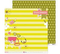 Anita y Su Mundo Colección de Chicas Carta per Scrapbooking, Layout a Righe, 30.5 x 30.5 cm