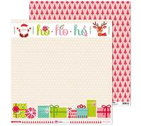 Anita y Su Mundo Colección En Navidad Carta per Scrapbooking, Layout Ho Ho Ho Babbo Natale, 30.5 x 30.5 cm