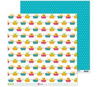 Anita y Su Mundo Colección Mascotas Carta per Scrapbooking, Vasca da Bagno, 30.5 x 30.5 cm