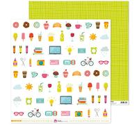 Anita y Su Mundo Colección Me Organizo Carta per Scrapbooking, Tagliabile, 30.5 x 30.5 cm