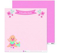 Anita y Su Mundo Colección Nuestra Peque Carta per Scrapbooking, Layout Bebè, 30.5 x 30.5 cm