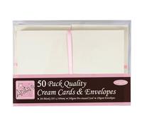 anitas - Cartole/Buste Formato A6 (50 Pezzi) -Crema, Carta, 0,02 x 10,5 x 14,8 cm