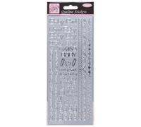 Anita's Outline Stickers - New Baby - Argento