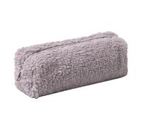 Aniute Astuccio in peluche per ragazze, grazioso astuccio per penne e matite arcobaleno, morbido astuccio per matite, trousse per il trucco, borsa per riporre articoli per la scuola per bambini