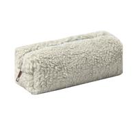 Aniute Astuccio in peluche per ragazze, grazioso astuccio per penne e matite arcobaleno, morbido astuccio per matite, trousse per il trucco, borsa per riporre articoli per la scuola per bambini (verde