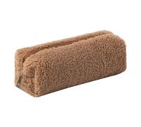 Aniute Astuccio in peluche per ragazze, grazioso astuccio per penne e matite arcobaleno, morbido astuccio per matite, trousse per il trucco, borsa per riporre articoli per la scuola per bambini