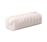Aniute Astuccio in peluche per ragazze, grazioso astuccio per penne e matite arcobaleno, morbido astuccio per matite, trousse per il trucco, borsa per riporre articoli per la scuola per bambini